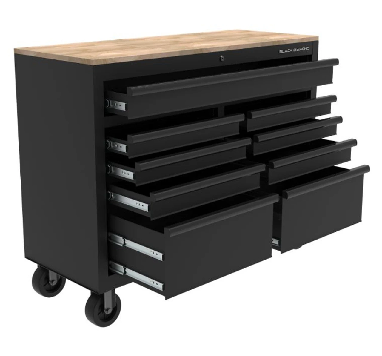 Black Diamond Mobile Workbench 46" 9-Drawer - Image 2