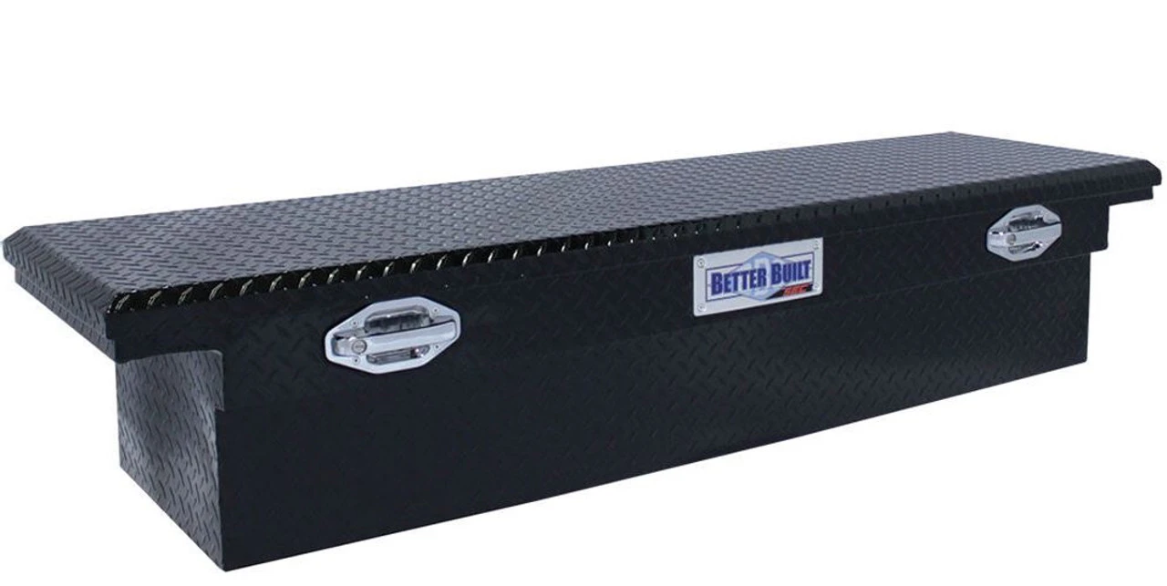 Better Built Low Profile Gloss Black 72 Inch SEC Saddle Truck Tool Box