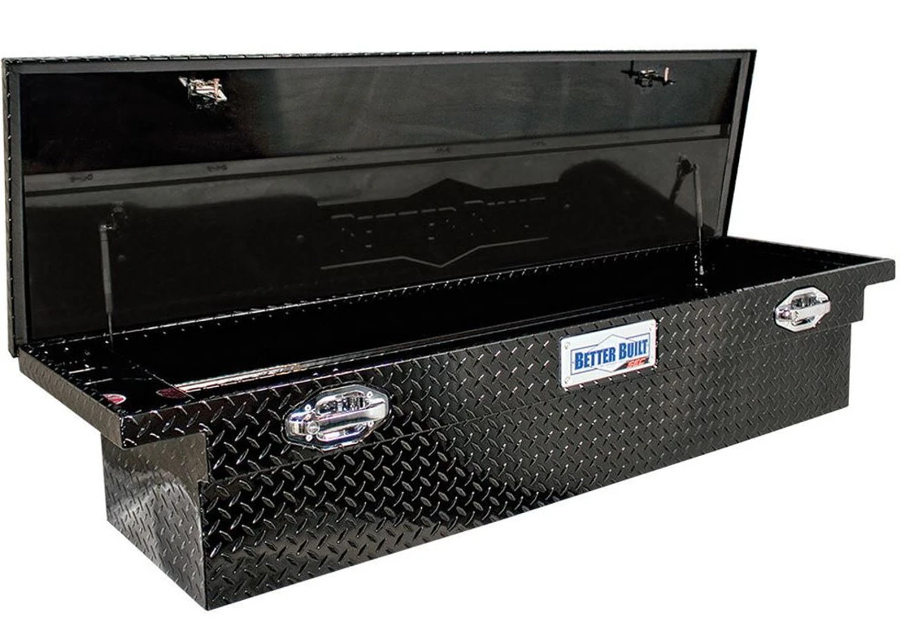 Better Built Low Profile Gloss Black 72 Inch SEC Saddle Truck Tool Box - Image 2