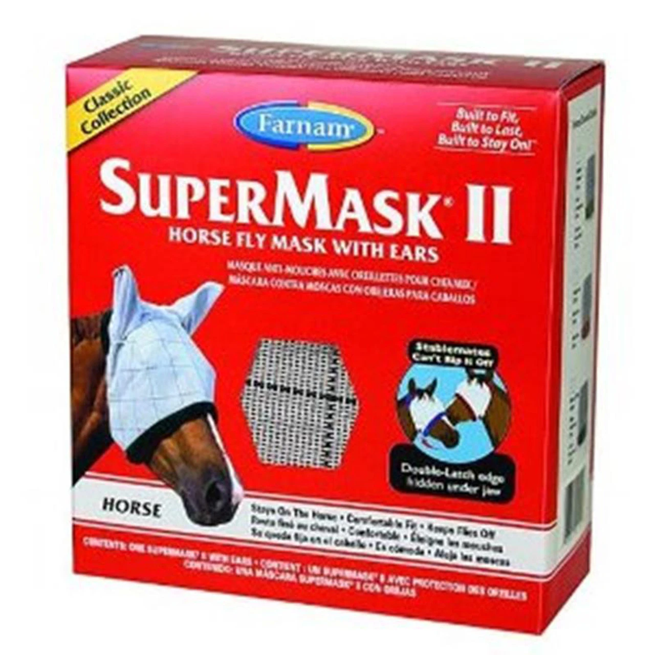 Farnam Supermask II Classic Horse Fly Mask With Ears
