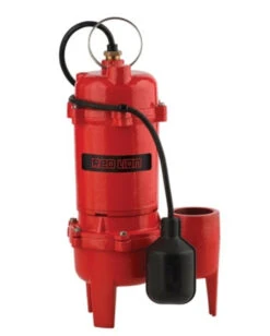 Red Lion Cast Iron Sewage Pump With Tethered Switch 5600 Gph