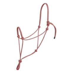 Weaver Leather- Silvertip Big Sky Average Rope Halter Black/Pink