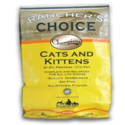 Country Vet Rancher's Choice Champions Cats & Kittens Soy-Free Cat Food - 20 Lbs.
