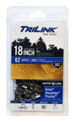 TriLink 18 In. S62 Semi Chisel Chainsaw Chain