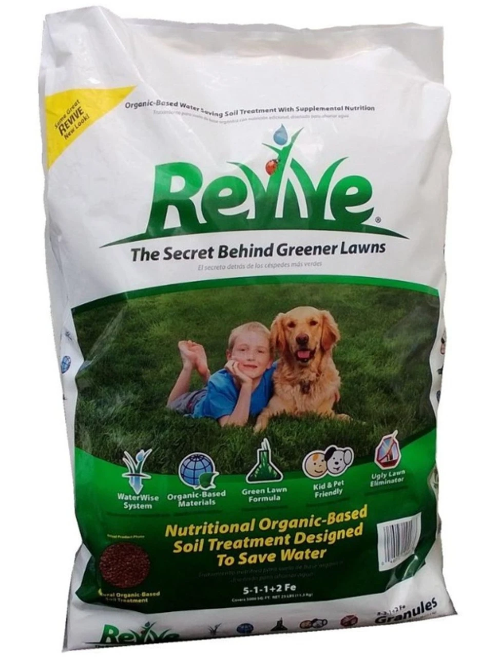Revive Organic Soil Lawn Treatment Granules - 25LBS - Image 3