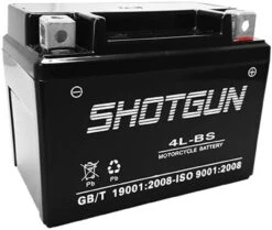 Shotgun YTX4L-BS High Preformance Maintenance Free 12 Volt Battery