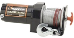 KEEPER 2,000 LBS. 12VDC Electric Winch With Remote Switch
