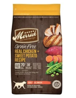 Merrick Grain-Free Real Chicken & Sweet Potato Dry Dog Food - 4 Lb. Bag