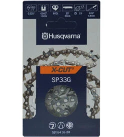 Husqvarna Saw Chain X-Cut SP33G Semi Chisel Pixel 80DL 20" .325" 1,3mm