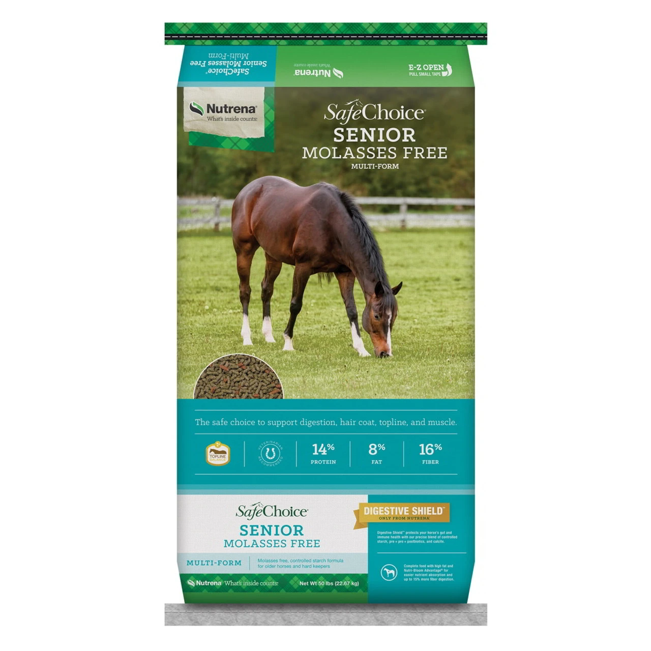 Nutrena SafeChoice Senior Molasses Free - 50lbs