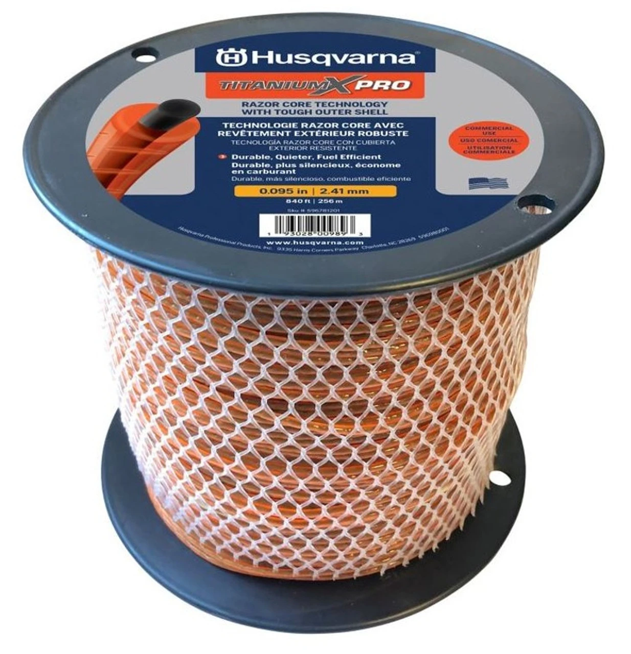 Husqvarna Husqvara TitaniumX Pro Trimmer Line .095in. X 3LB Spool
