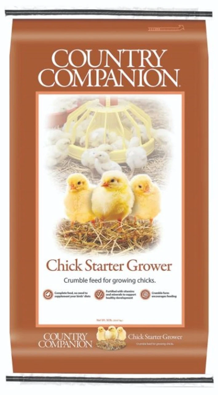 Country Companion Chick Starter Grower - Crumble - 50 Lbs
