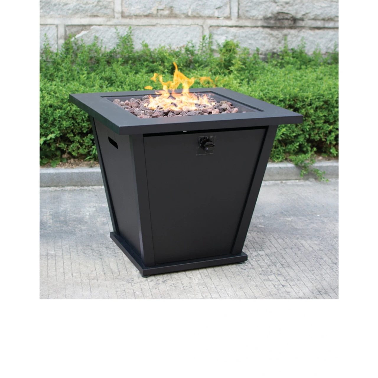 Bond Olivera 28 In. Square Steel Gas Fire Pit - Image 3
