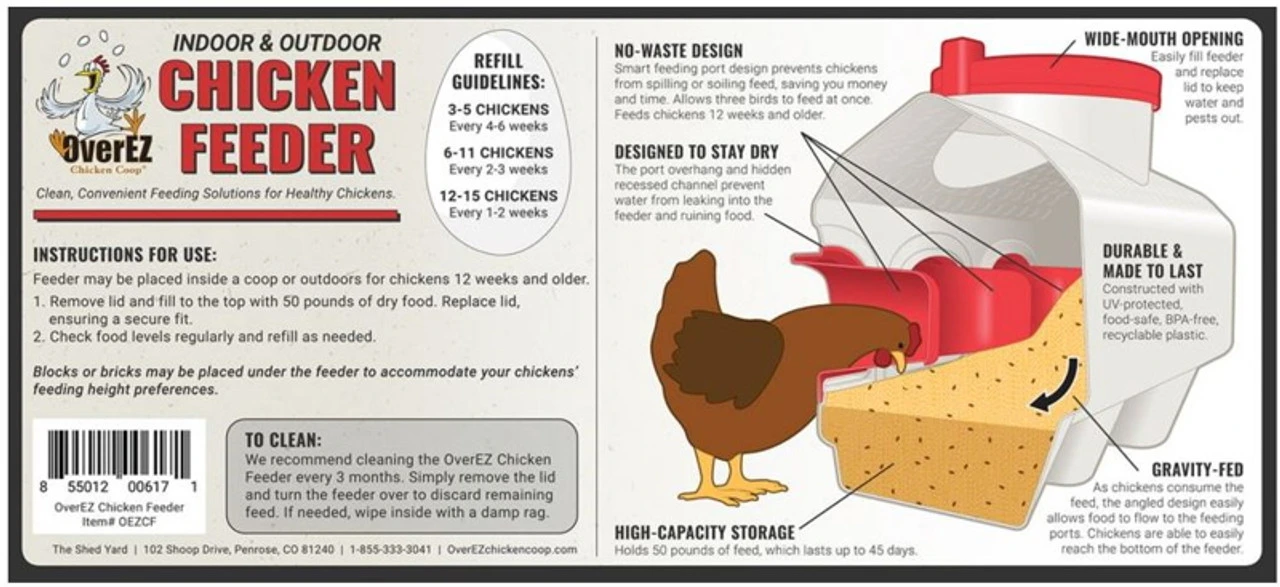 OverEZ Chicken Feeder - Image 2