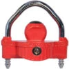 TriMax UMAX25D Universal Narrow Body 1/2? Steel Shackle Dual Coupler Lock With An Integrated U-Lock