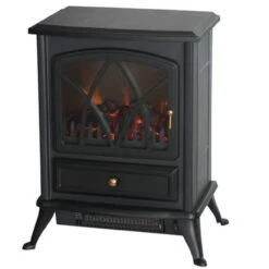 Comfort Glow Black Electric Stove