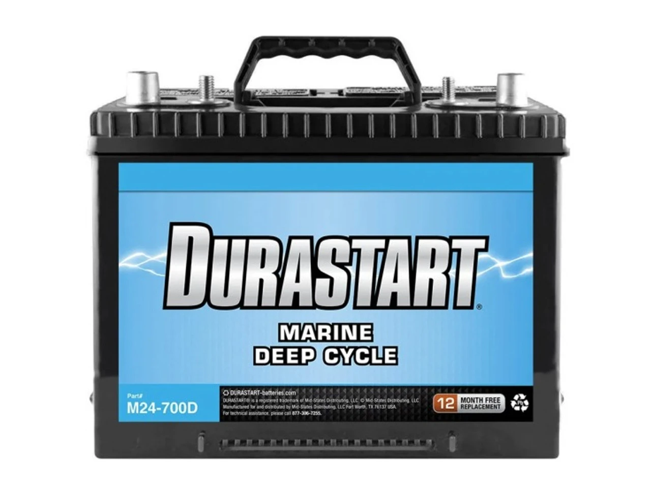 DuraStart Marine Deep Cycle 12V 700CCA Battery