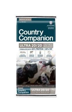 Country Companion Medicated Ultra 20/20 Calf Milk Replacer - 50 Lbs