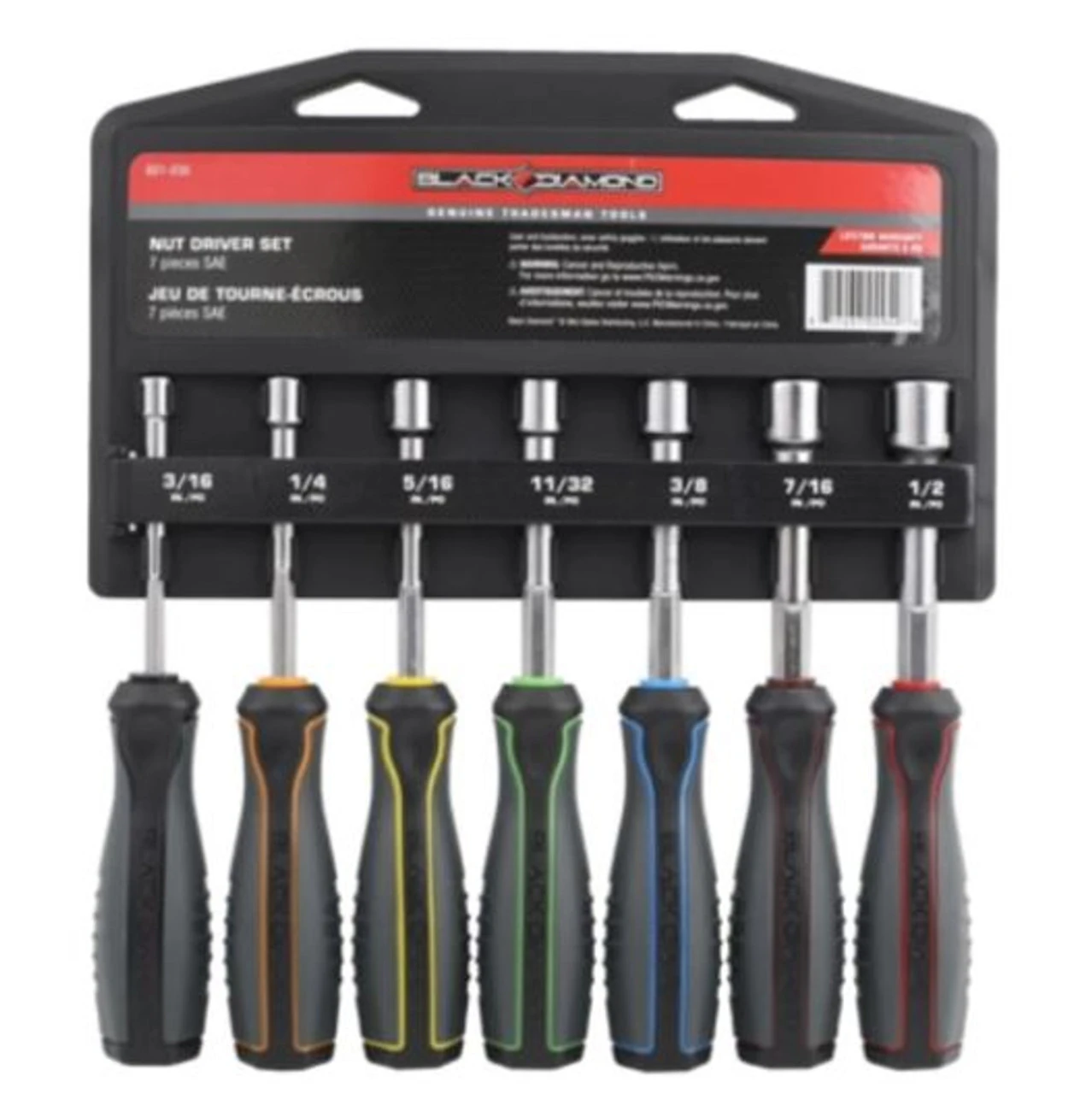 Black Diamond SAE Nut Driver 7 Piece Set