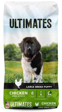 Ultimates Chicken Meal & Rice Large Breed Puppy Food - 28 LBS