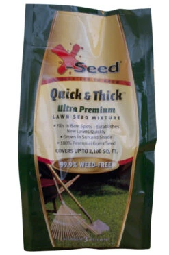 X-Seed Quick And Thick Ultra Premium Lawn Seed Mixture - 3 LBS