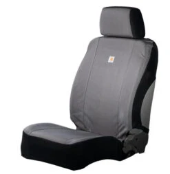 Carhartt Universal Fitted Nylon Duck Bucket Seat Cover - Gravel