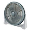 Camair AC100 Air Circulator, 20 In Dia Blade, 5-Blade, 3-Speed, Gray