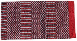Professionals Choice 32X64 Double Weave Native Blanket Red And Black
