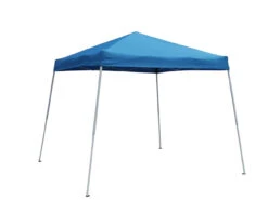 Pop Up Canopy Tent 10x10 Base 8x8 Top, Push Up Tents For Camping, Easy Set Up Slant Leg Folding Outdoor Camping Canopy Tent With Carry Bag