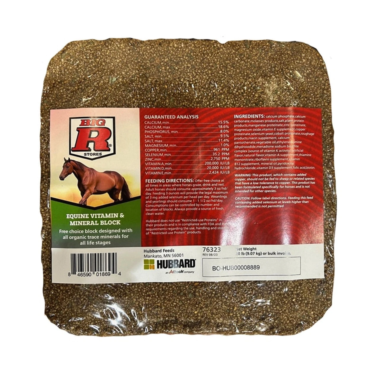Big R Equine Vitamin & Mineral Block