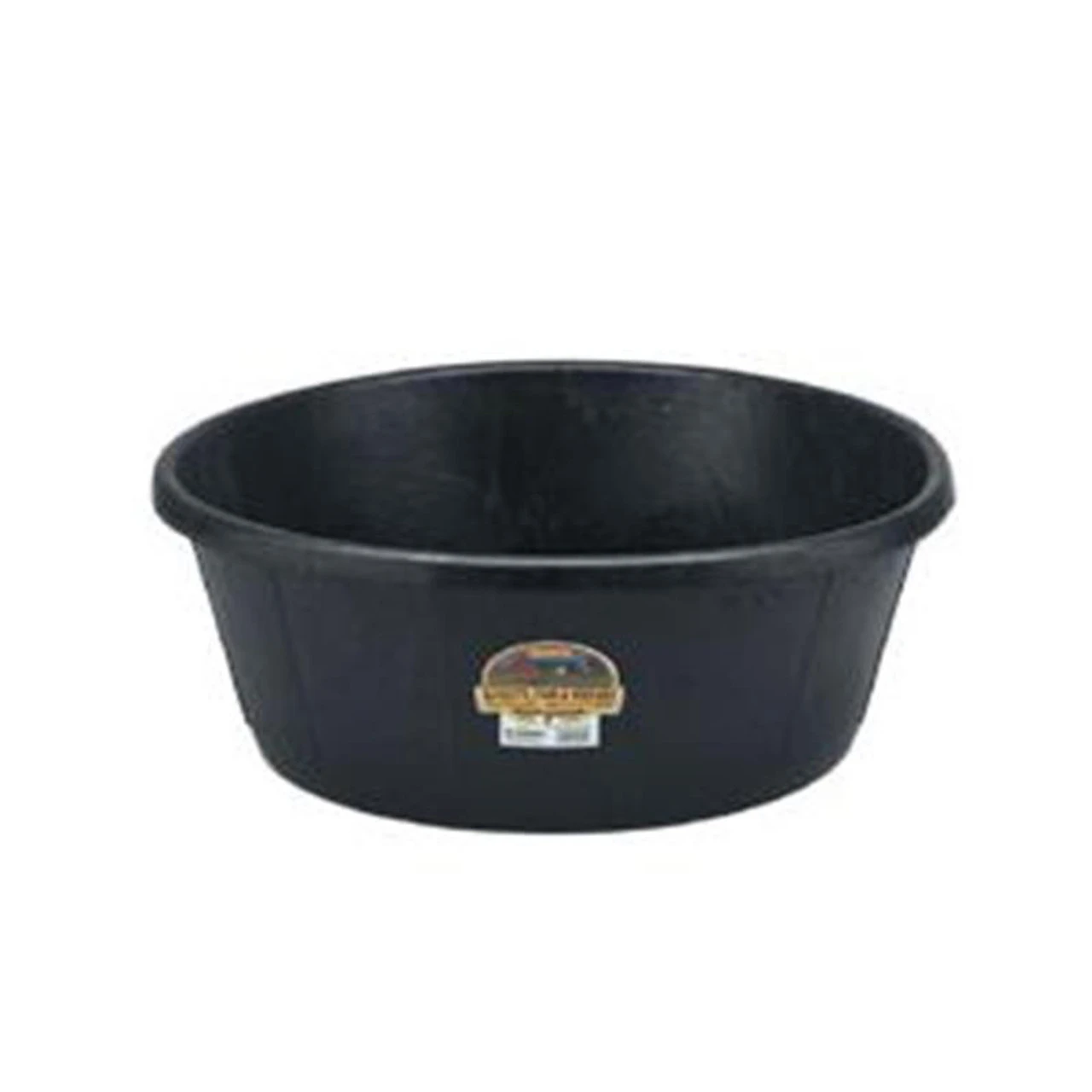Miller Mfg. - 15-Gallon Heavy Duty Rubber Tub - Black