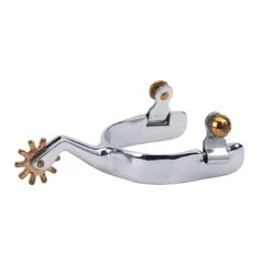 Weaver Leather Men's Cutting Spurs With Plain Band