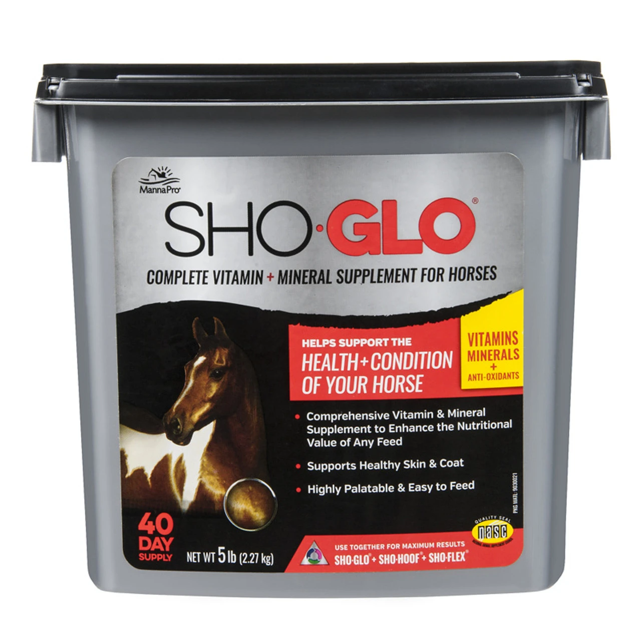 Manna Pro Sho-Glo Vitamin And Mineral Supplement For Horses -