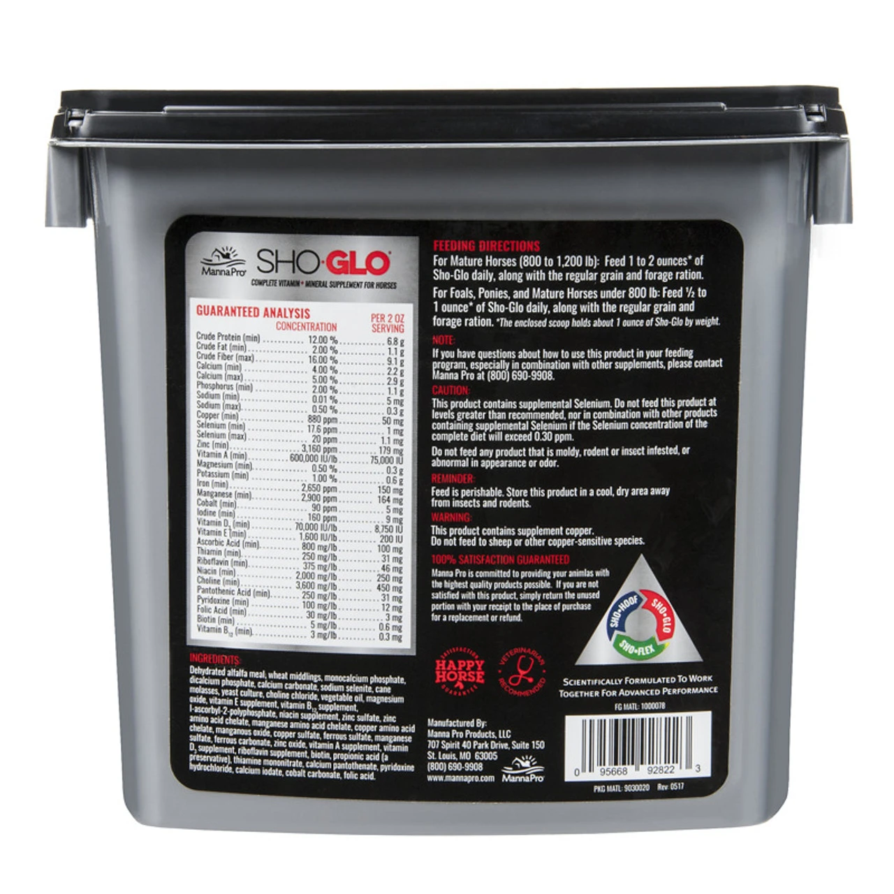 Manna Pro Sho-Glo Vitamin And Mineral Supplement For Horses - - Image 2