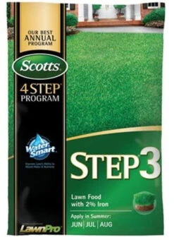 Scotts LawnPro Step 3 Lawn Food With 2-Percent Iron, 32-0-4, 12.50-Pound