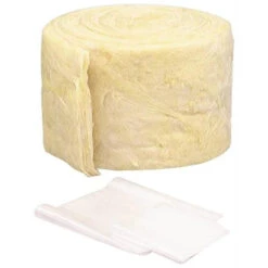 M-D Building Self-Adhesive Fiberglass Pipe Insulation Wrap 6inX2