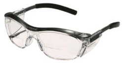 3M Safety Glasses, Magnifier/Reader, Clear Lens