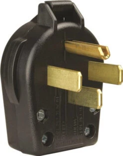 Cooper Wiring Angle Electrical Plug - Black