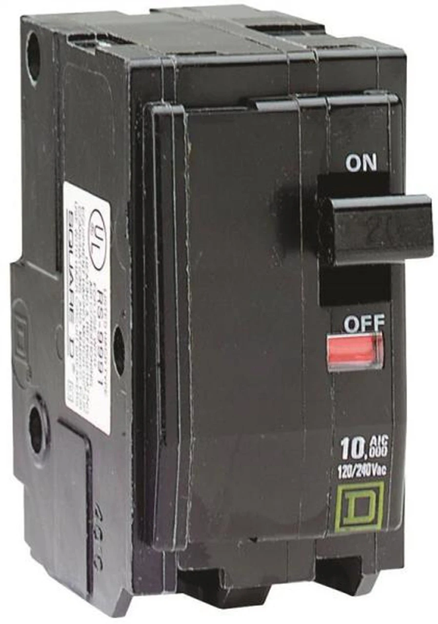 Square D 20 Amp Standard Circuit Breaker