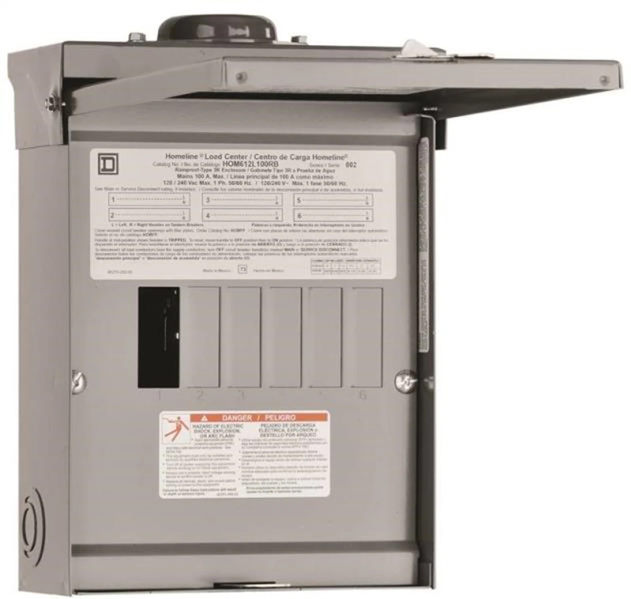 Homeline Square D Load Center 100 Amp