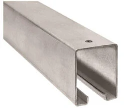 National Hardware Galvanized Steel Barn Door Rail - 8 Ft