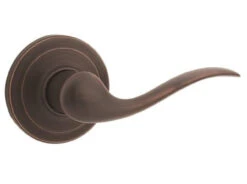 Kwikset Tustin 720TNL11PCP Signature Wave Silhouette Door Lever Lockset - Venetian Bronze