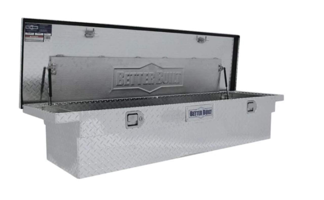 BETTER BUILT ALUMINUM CROSSOVER LOW PROFILE TRUCK TOOL BOX- SILVER - Image 6