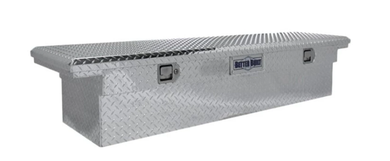 BETTER BUILT ALUMINUM CROSSOVER LOW PROFILE TRUCK TOOL BOX- SILVER - Image 8