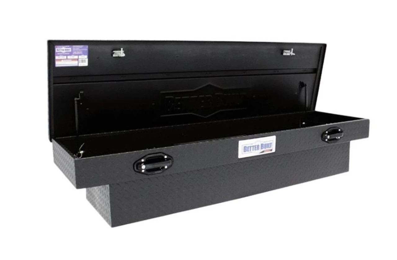 BETTER BUILT ALUMINUM CROSSOVER STANDARD TRUCK TOOL BOX- MATTE BLACK
