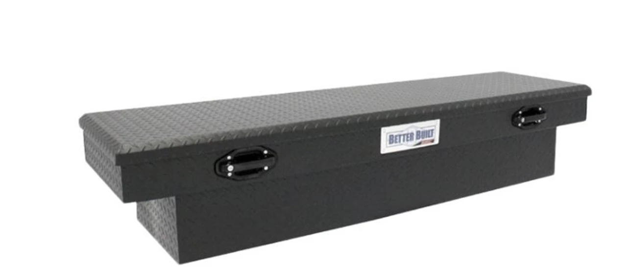 BETTER BUILT ALUMINUM CROSSOVER STANDARD TRUCK TOOL BOX- MATTE BLACK - Image 3