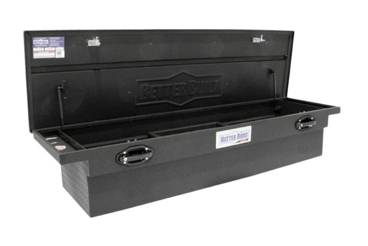 Better Built Aluminum Crossover Standard Low Profile Truck Tool Box- Matte Black - Image 2