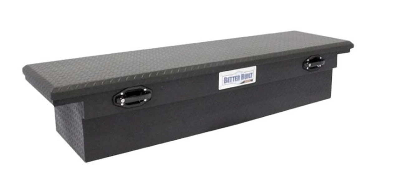 Better Built Aluminum Crossover Standard Low Profile Truck Tool Box- Matte Black