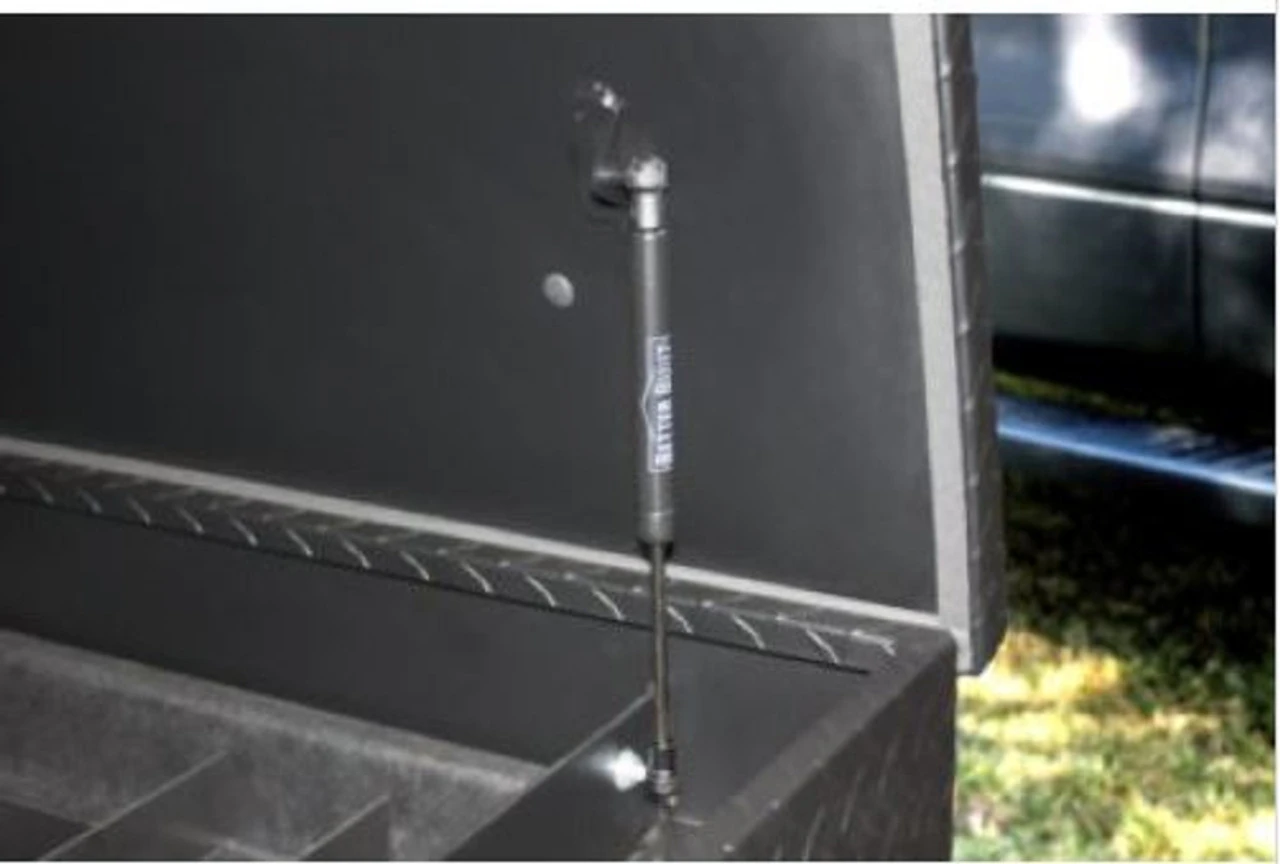 BETTER BUILT ALUMINUM CROSSOVER STANDARD LOW PROFILE DEEP TRUCK TOOL BOX- MATTE BLACK - Image 8