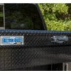 BETTER BUILT ALUMINUM CROSSOVER STANDARD LOW PROFILE DEEP TRUCK TOOL BOX- MATTE BLACK